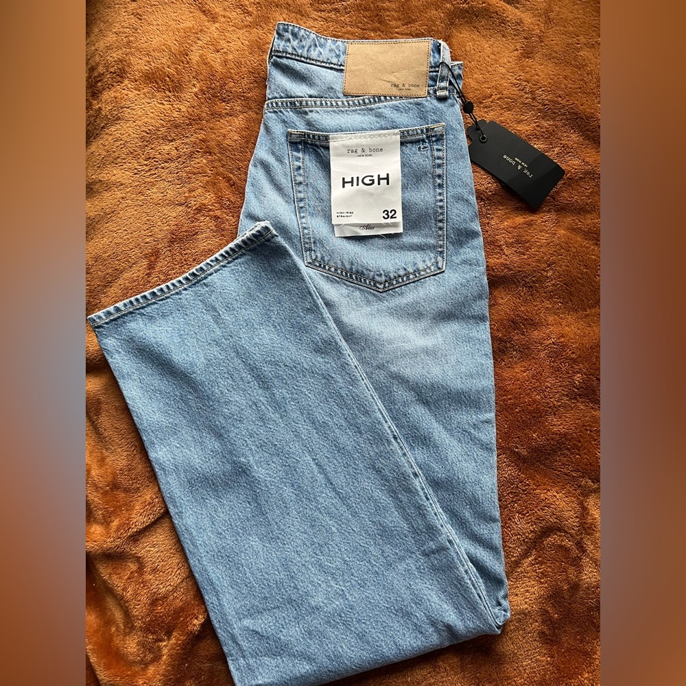 Rag & Bone Jeans - Sz 32 - “Alex High Rise Straight Jeans”